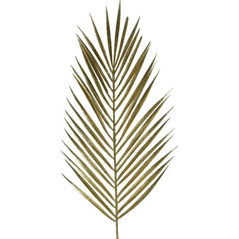 FOGLIA FELCE ORO CON GLITTER 70CM