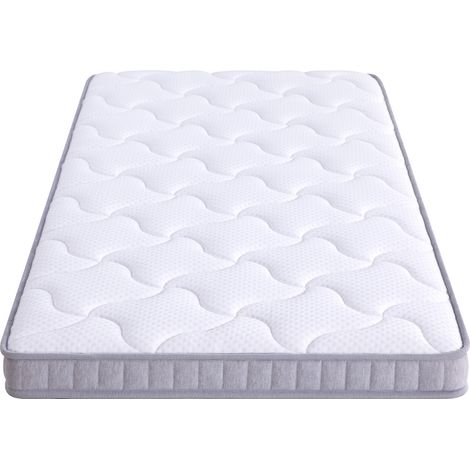 Matelas à ressorts ensachés 7 zones 90x190x10 cm, fermeté H3, pour canapés-lits et lits pliants, respirant, certifié OEKO-TEX (1/5)