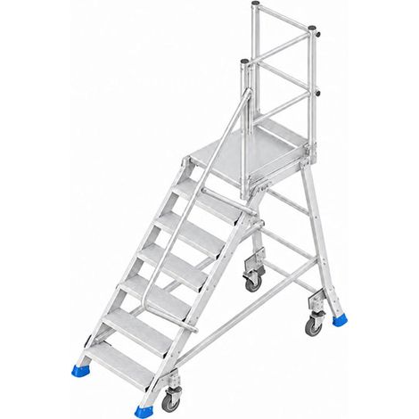 Plattformleitern 4 Stufen - Maximale Arbeitshöhe. 2.80m - ES304DA-R (1/5)