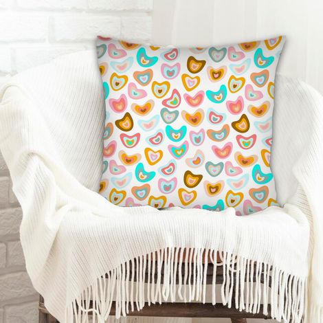 Housse de coussin 45x45 cm en polyester à fermeture éclair invisible pour petit ami (1/5)