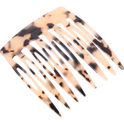 Women's Side Comb in Acetate, Vintage Leopard Style (1/5)
