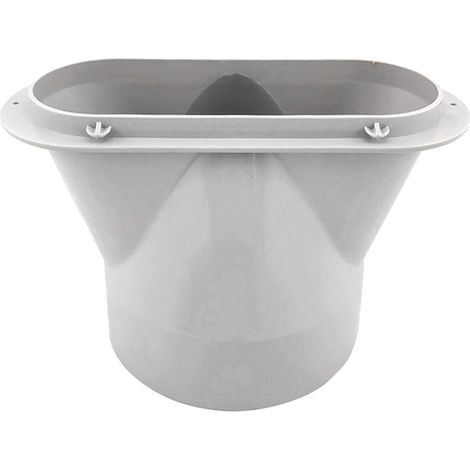Adaptateur de Tuyau d'échappement pour Tuyau de climatisation Portable, Interface de Bouche Plate (13 cm) (1/5)