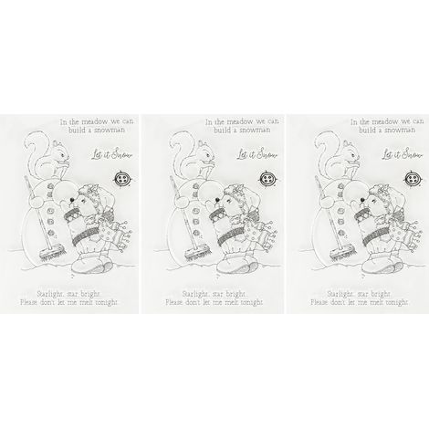 transparente Schneeflockenstempel, originelles Design, wiederverwendbare Prägestempel für Bastelarbeiten und Scrapbooking (1/5)