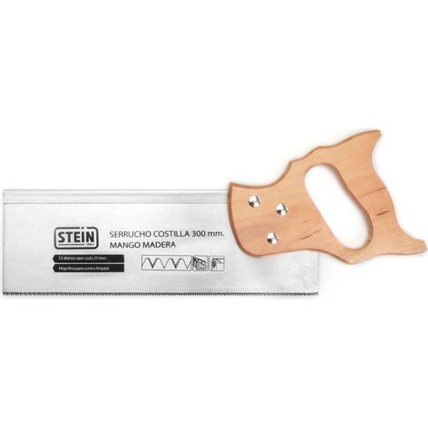 Serrucho Stein Costilla con Mango de Madera 300 mm (1/2)
