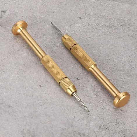 Manche en cuivre pour tournevis, tournevis universel cruciforme et plat, outil de réparation de lunettes (1/3)
