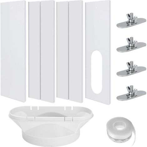 Kit de sellado para aire acondicionado de 4 piezas – Longitud total 172 cm – Adaptador de manguera de 13 cm – Fácil instalación para ventanas correderas (1/5)