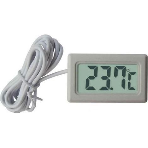 INDICATORE TERMOMETRO CON SONDA LUNGA CM 90 DIGITALE BATTERIE COMPRESE RF 1000 (1/2)