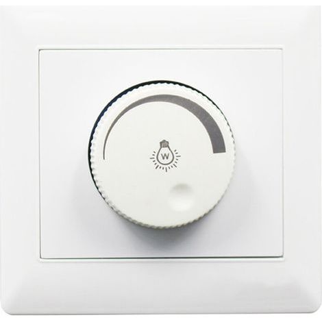 Dimmerschalter - Praktischer Wand-Ein-/Aus-Dreh-LED-Dimmer-Lampenhelligkeitsregler (1/4)