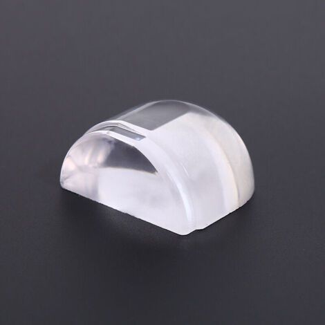 2 Pack Adhesive Rubber Door Stops for Floor and Shower, Wall Protector, Floor Pads, No Drilling. (1/5)