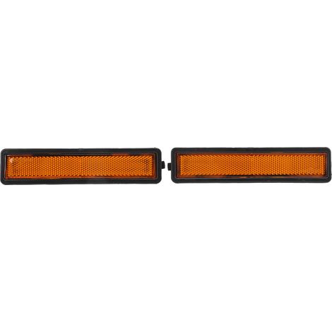 2x Feux latéraux avant jaunes, verres de rechange 63141377849 pour BMW E30 E32 E34 318i 325i 525i 735i (1/5)