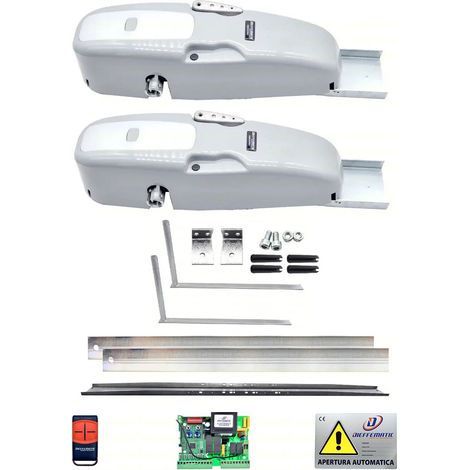 Kit Rocket 2 Motori Porta Basculante Contrappeso Bracci Dritti 230v No Saldature