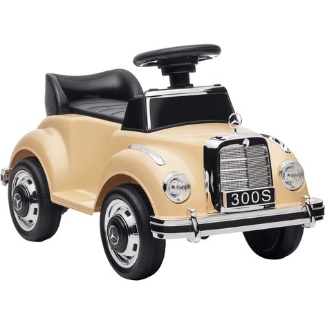 Porteur enfant voiture licence 300S 18-48 mois coffre rangement sous siège couleur beige