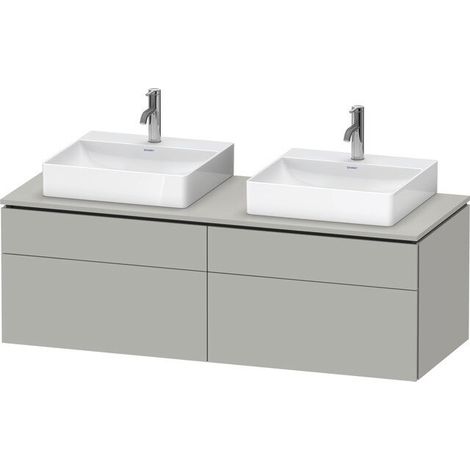 DURAVIT LC4872B07070000 Console-WTU murale L-Cube 550x1400x4