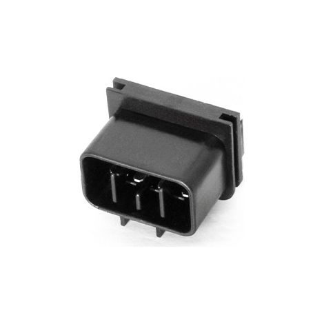 Automotive connector, suitable for automotive connector PCB board end 6-hole bent pin DJ70621-2.3-10 (1/4)