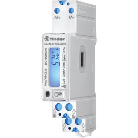 Finder 7M 24 8 230 0310 Contador de energía digital 40A
