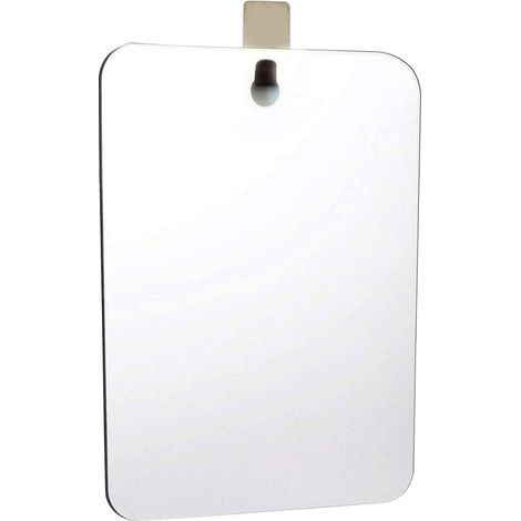 Bathroom mirror, 28 x 19 cm, silver (1/5)