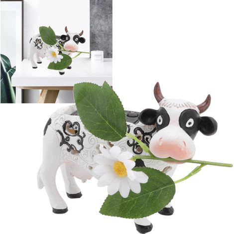 Lampe solaire Daisy Cow en forme d'animal, à LED, à couleurs changeantes, pour jardin, terrasses et allées (1/5)