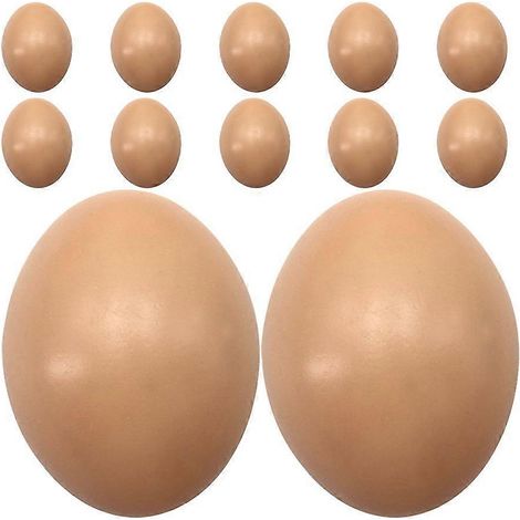 12 œufs factices à peindre pour la décoration de Pâques à faire soi-même, décoration de jardin de Pâques (1/4)