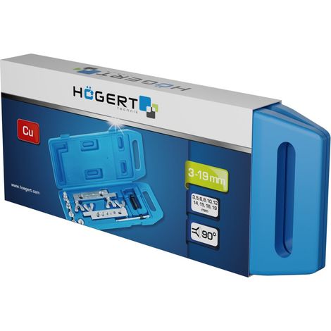 Coffret dudgeonnière Hogert HT1P626 3-19 mm