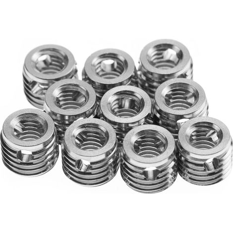 10Pcs 307 Stainless Steel Self tapping Thread Insert Accessories(Inner M61.0Outer M101.25)