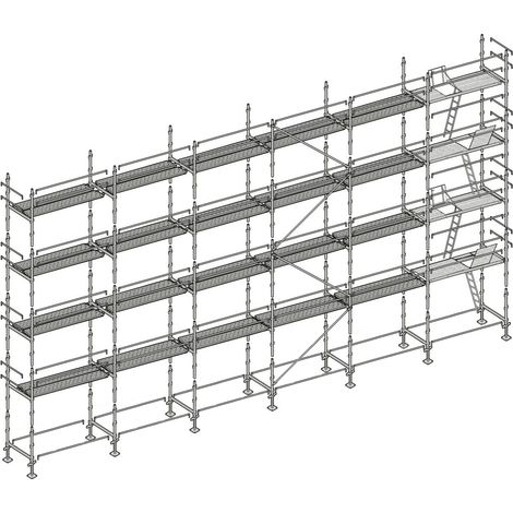 Échafaudage Altrad Façadier 190 m²