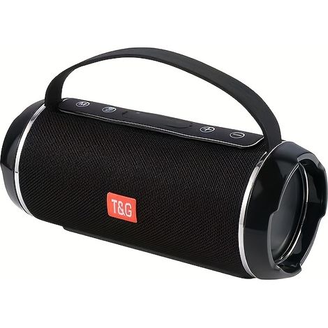 Enceinte Portable Sans Fil – Bluetooth 5.3, USB/TF/FM. Batterie 1200mAh, Charge Type-C. Modèle (Noir Graphite). (1/5)
