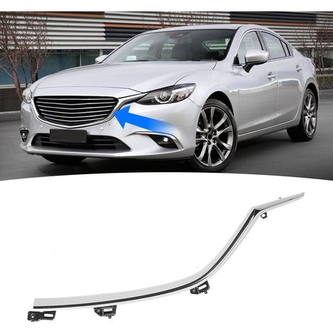 Chromleiste für den unteren Frontgrill des Mazda 6 (2014–2017, große Ausführung), links: GHP9507K1C (1/5)