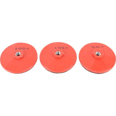 Disque meuleuse meule 50 100 200 grains multifonction intégré double fixation encastrée interface vis M10 disques ponçage (1/5)