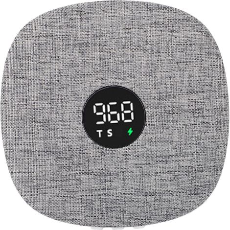 Haut-Parleur de Sommeil Stéréo à Conduction Osseuse Mince avec Minuterie D'arrêt Automatique, Haut-Parleur sans Fil sous L'oreiller pour Un Sommeil Profond et Un Environnement Relaxant – Gris (1/5)