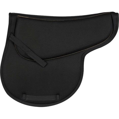 Full, Noir: Demi-selle anglaise façonnée avec renforts