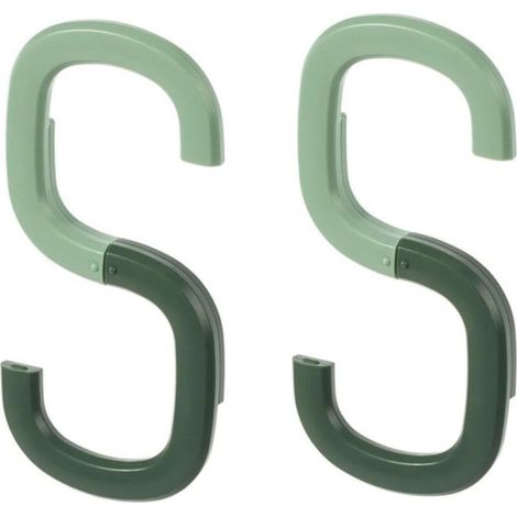 2 pièces Crochet Multifonction sans Perçage Anneau Décoratif pour Suspendre Torchons Ustensiles et Vêtements Lot de Support Mural Pratique pour Cuisine et Salle de Bain (1/4)