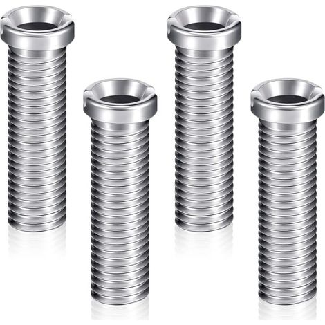 4 Vis de Panier d'Évier 45 mm Vis de Bonde en Acier Inoxydable Accessoires de Fixation Vis de Boulon d'Évier Vis de Bouchon de Crépine de Panier d'Évier pour Cuisine Lavabo