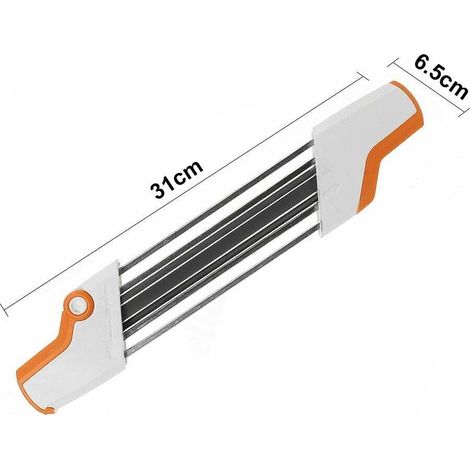 2 in 1 Affûteuse Tronçonneuse Affûteur de chaîne 4.0mm Affûter Fit pour STIHL Cuisine, Affûteuse de chaîne pour tronçonneuse pour 3/8 " P chaîne (1/5)