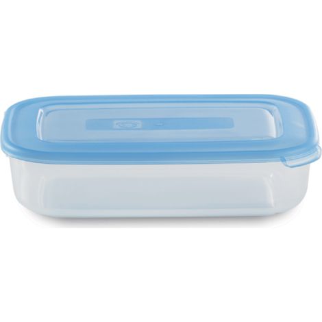 Contenitore Rettangolare Sottovuoto grande 6 Litri con Coperchio Uso Alimentare e professionale 33x24x16cm idoneo al Frigo e Lavastoviglie (1/2)
