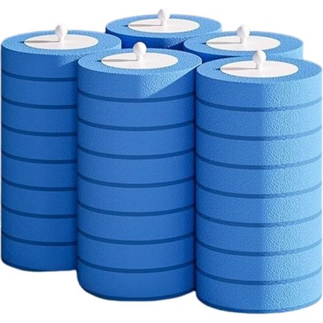 Bardusch-40 têtes de brosse jetables pour toilettes, recharges pour brosses de toilette et de salle de bain/// (1/5)