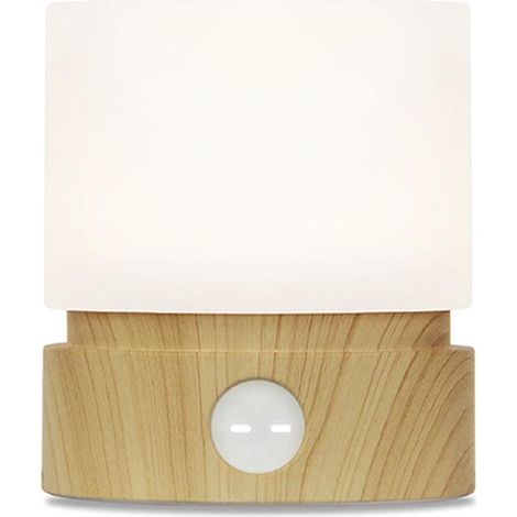 Veilleuse Grain de Bois, avec Minuterie lampe de Chevet de Table, LED Veilleuse Petit, Veilleuse Bébé, Enfants, Dimmable (1/5)