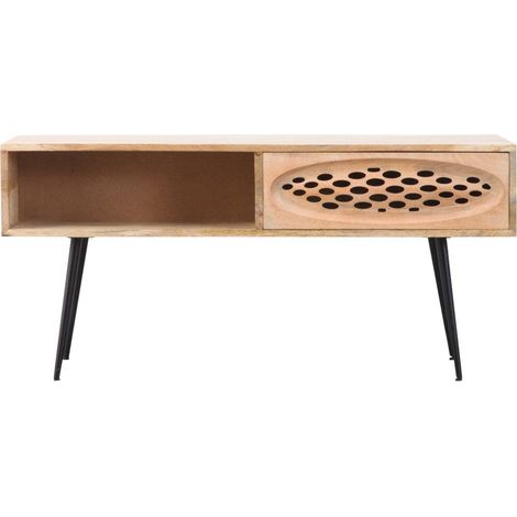 Table basse en bois de manguier Golf (1/5)