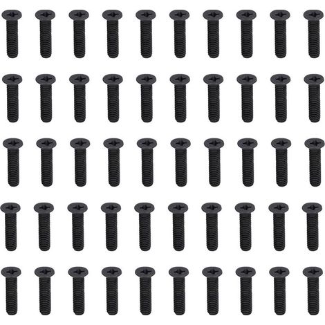 50 vis à tête fraisée cruciforme plate M4 A2-70 pour réparation et maintenance M4x16 (1/5)