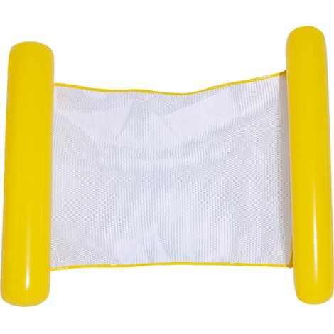 hamac flottant gonflable piscine, hamac flottant radeau hamac flottant siège lit lounger avec pompe à air, adapté à la plage, fête, vacances 105 80 CM. (1/5)
