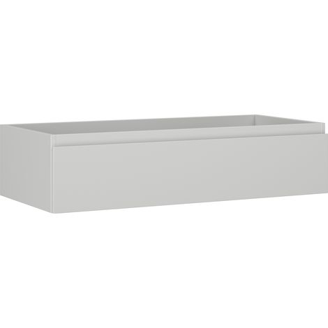 Mexen Orio Badezimmerschrank für Waschbecken 100 cm, 1 Schublade, grau matt - 91A10-10023-1-BF62 (1/5)