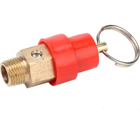 3 soupapes de décharge de sécurité pour compresseur d'air 8 kg, régulateur de pression (G1/4'') (1/5)