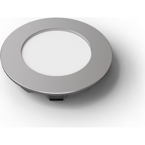 Spot led ecospot 58 inox - Température de couleur : 4000 K - Diametre : 58 mm - Alimentation : 12 V - Fixation : A encastrer - Indice de protection : IP 20 - Puissance : 1,5 W - HALEMEIER (1/2)