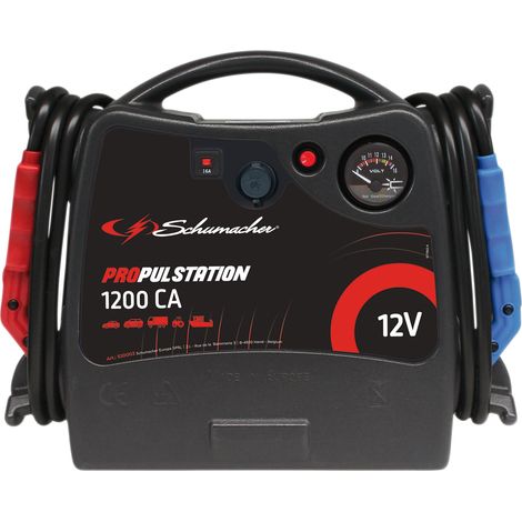 Draper 13611 Schumacher Propulstation 12V Start Booster and Docking Station, 1200CA (1/2)
