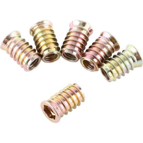 Pack de 20 pièces M10 Écrou hexagonal fileté , Écrous d'Insert Assortiment (M10x25mm) (1/4)
