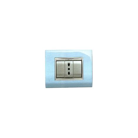 Placca Prestige azzurro pastello 3 posti