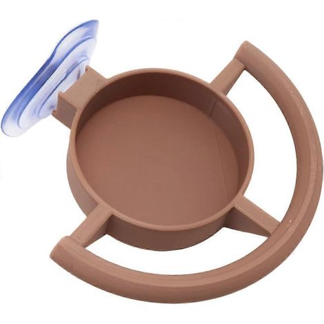 Mangeoire à oiseaux moderne ventouse portable fixable sur fenêtre, compatible aliments secs et eau, gamelle modulable pour animaux de compagnie (1/5)