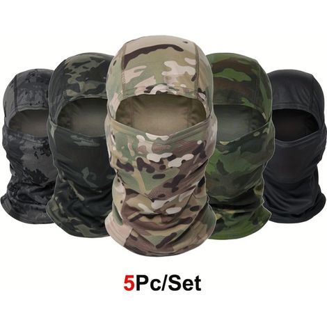 Irovami Ensemble de 5 pièces pour le cyclisme et le ski, style camouflage