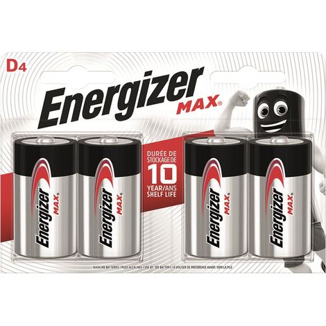 Energizer S15276 Max Alkaline Battery D x 4 S15276 ENG6570