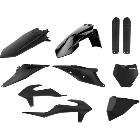 Kit di plastiche Polisport per KTM SX SXF 19-22 nere e resistenti