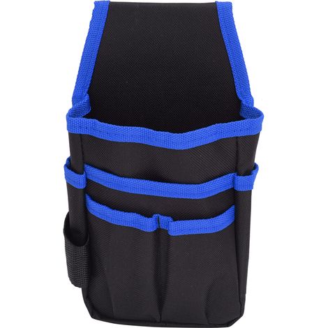 Sacoche de ceinture multifonction extérieure en polyester pour camping et randonnée bleu (1/5)